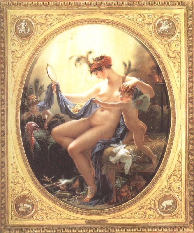 Anne-Louis Girodet-Trioson Madeomiselle Lange as Danae oil painting image
